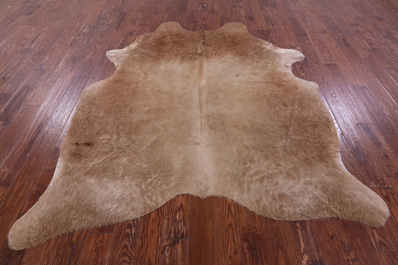 Brown Natural Cowhide Rug - XX-Large 7' 10"H x 6' 6"W