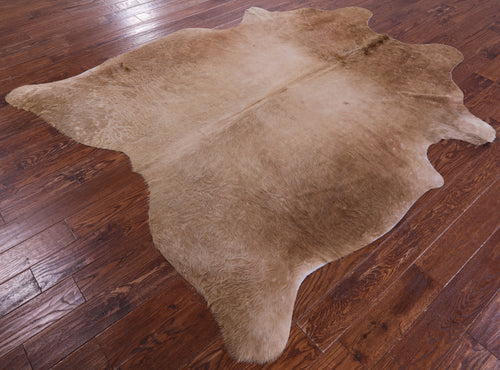 Brown Natural Cowhide Rug - XX-Large 7' 10