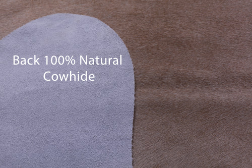 Light Brown Natural Cowhide Rug - XX-Large 7' 9