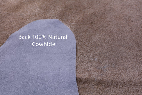 Light Brown Natural Cowhide Rug - XX-Large 8' 2