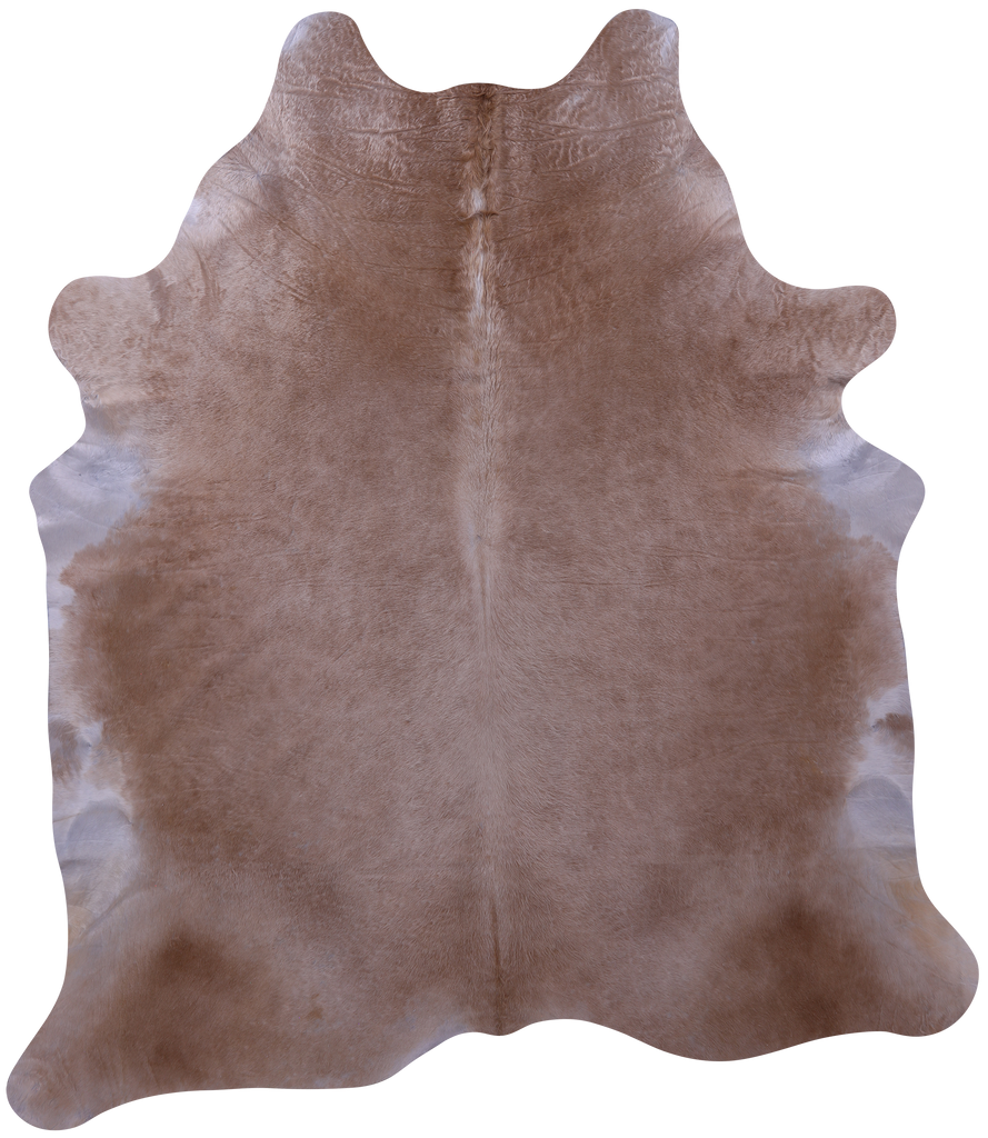 Light Brown Natural Cowhide Rug - XX-Large 8' 2"H x 7' 0"W
