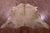 Light Brown Natural Cowhide Rug - X-Large 7' 7"H x 6' 5"W