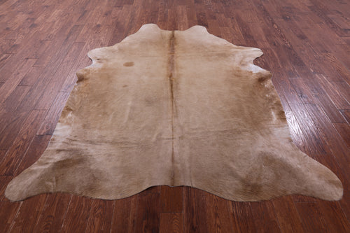 Light Brown Natural Cowhide Rug - X-Large 7' 7