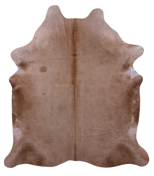 Light Brown Natural Cowhide Rug - X-Large 7' 7