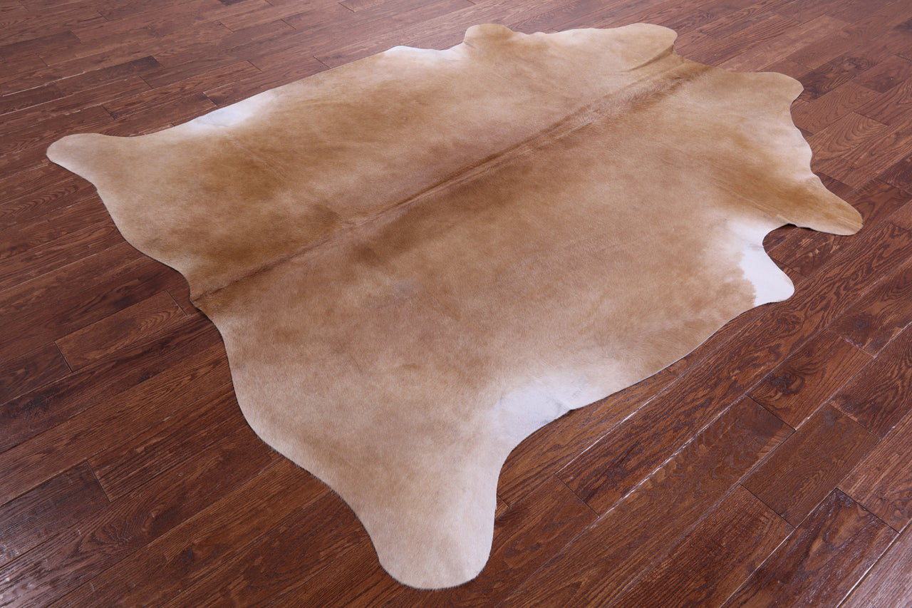 Brown Natural Cowhide Rug - XX-Large 7' 10"H x 6' 5"W