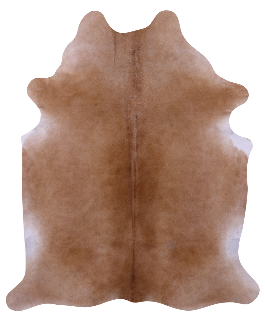 Brown Natural Cowhide Rug - XX-Large 7' 10"H x 6' 5"W