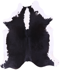 Thumbnail for Black & White Natural Cowhide Rug - X-Large 7' 5