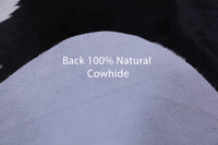 Thumbnail for Black & White Natural Cowhide Rug - X-Large 7' 5