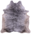 Grey Brindle Natural Cowhide Rug - XX-Large 7' 9"H x 6' 9"W