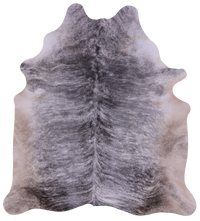 Thumbnail for Grey Brindle Natural Cowhide Rug - XX-Large 7' 9