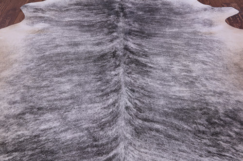 Grey Brindle Natural Cowhide Rug - XX-Large 7' 9