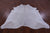 White Natural Cowhide Rug - X-Large 7' 7"H x 6' 10"W