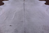 Thumbnail for White Natural Cowhide Rug - X-Large 7' 7