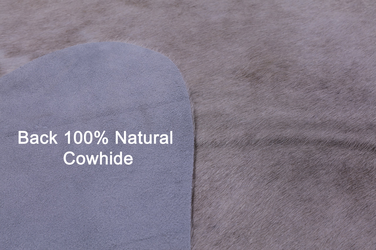 Beige Natural Cowhide Rug - X-Large 7' 6"H x 6' 4"W