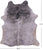 Grey Brindle Natural Cowhide Rug - X-Large 7' 1"H x 6' 0"W