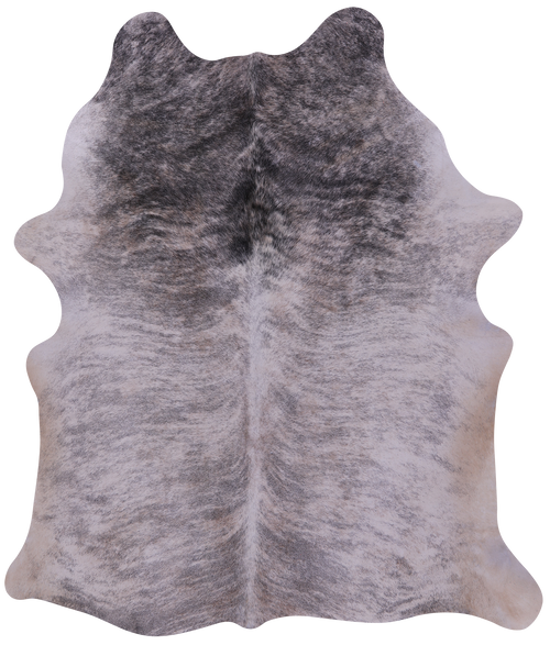 Grey Brindle Natural Cowhide Rug - X-Large 7' 1