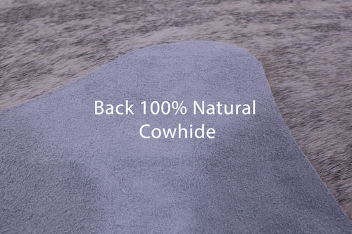 Grey Brindle Natural Cowhide Rug - X-Large 7' 1