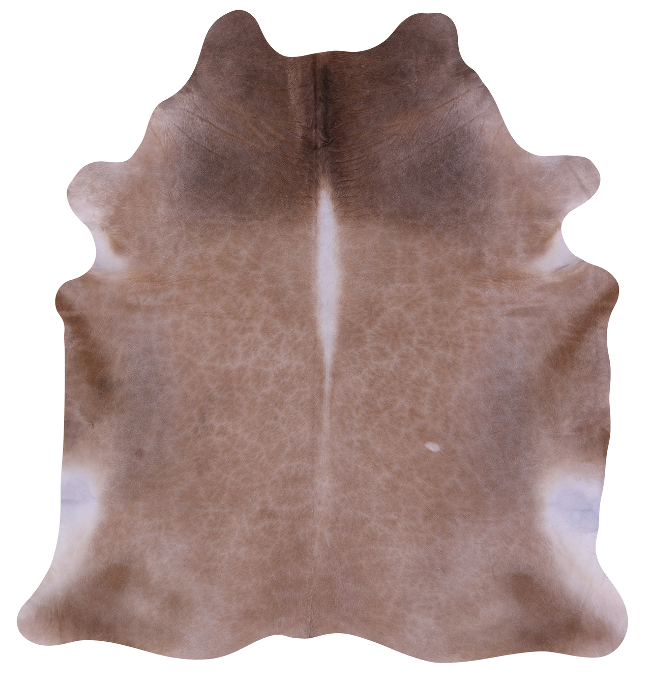 Light Brown Natural Cowhide Rug - XX-Large 8' 0"H x 7' 3"W