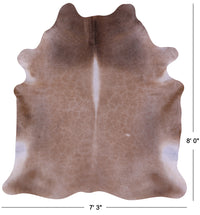 Thumbnail for Light Brown Natural Cowhide Rug - XX-Large 8' 0