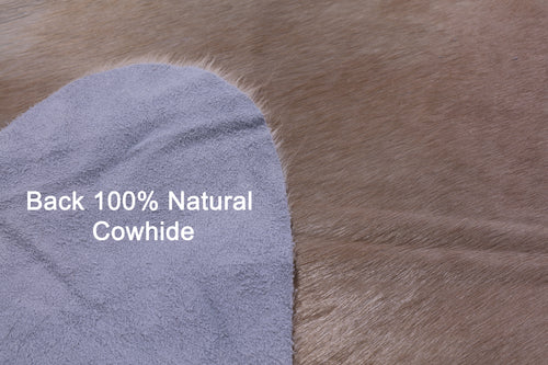 Light Brown Natural Cowhide Rug - XX-Large 8' 0
