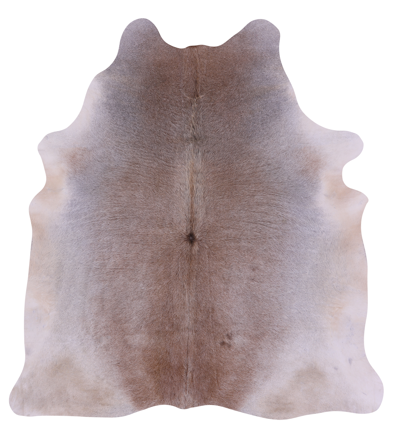 Light Brown Natural Cowhide Rug - X-Large 7' 4"H x 6' 7"W