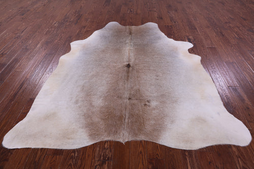 Light Brown Natural Cowhide Rug - X-Large 7' 4