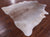 Light Brown Natural Cowhide Rug - X-Large 7' 4"H x 6' 7"W