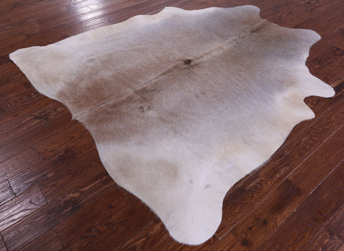Light Brown Natural Cowhide Rug - X-Large 7' 4