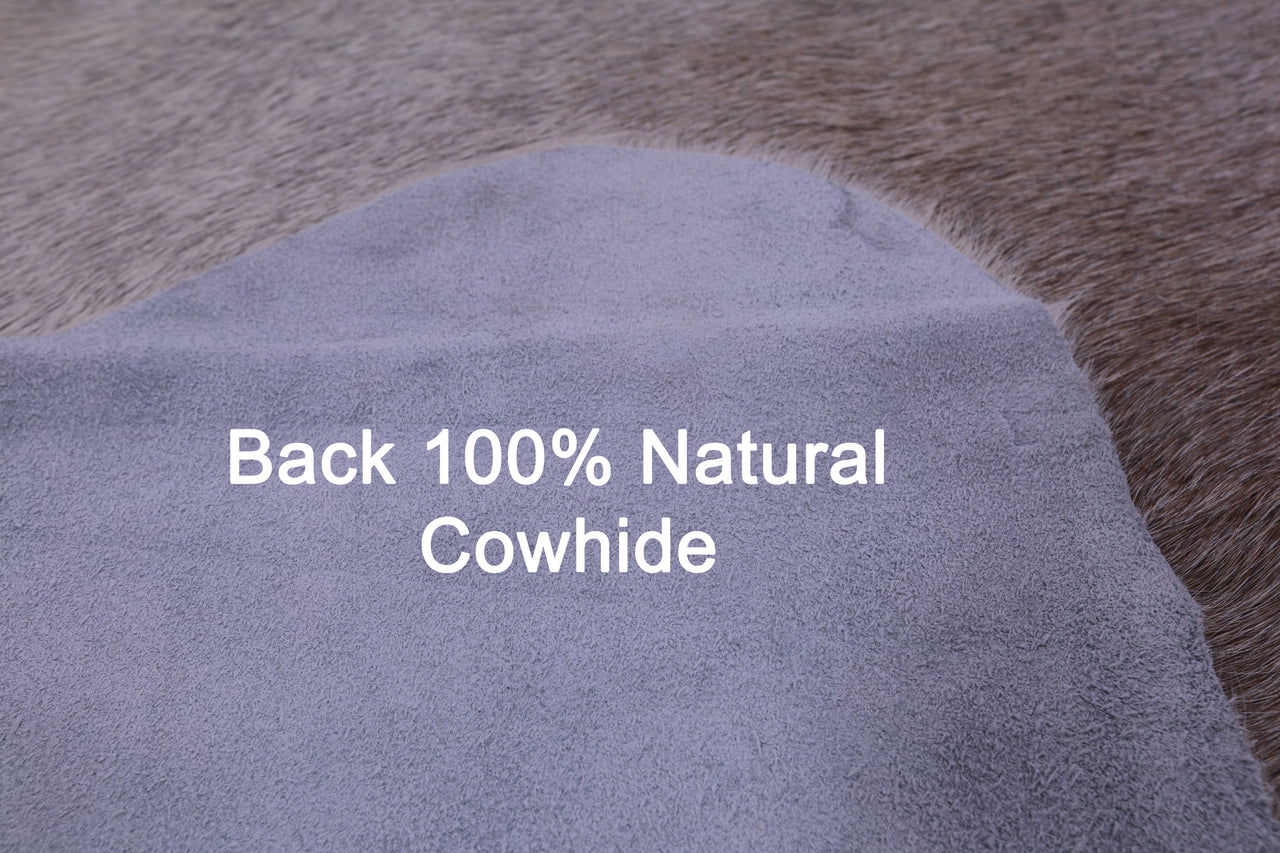 Light Brown Natural Cowhide Rug - X-Large 7' 4"H x 6' 7"W