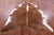 Brown & White Natural Cowhide Rug - X-Large 7' 3"H x 6' 2"W