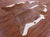 Brown & White Natural Cowhide Rug - X-Large 7' 3"H x 6' 2"W