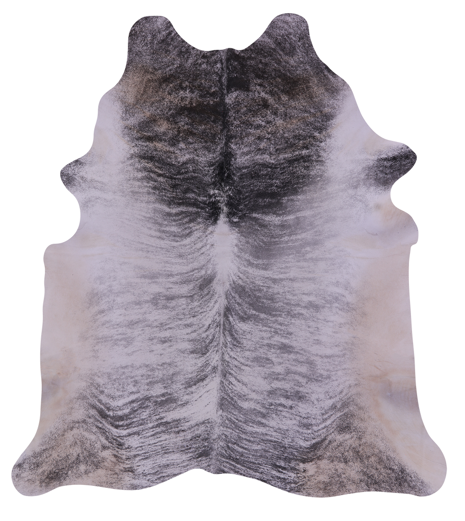 Grey Brindle Natural Cowhide Rug - XX-Large 8' 3"H x 7' 3"W