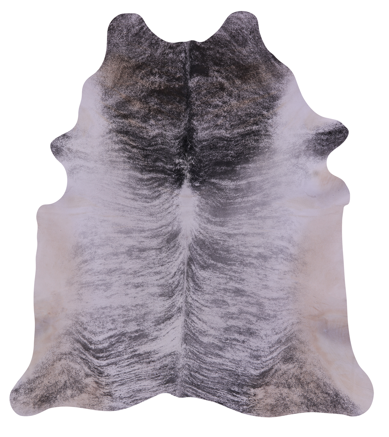 Grey Brindle Natural Cowhide Rug - XX-Large 8' 3"H x 7' 3"W