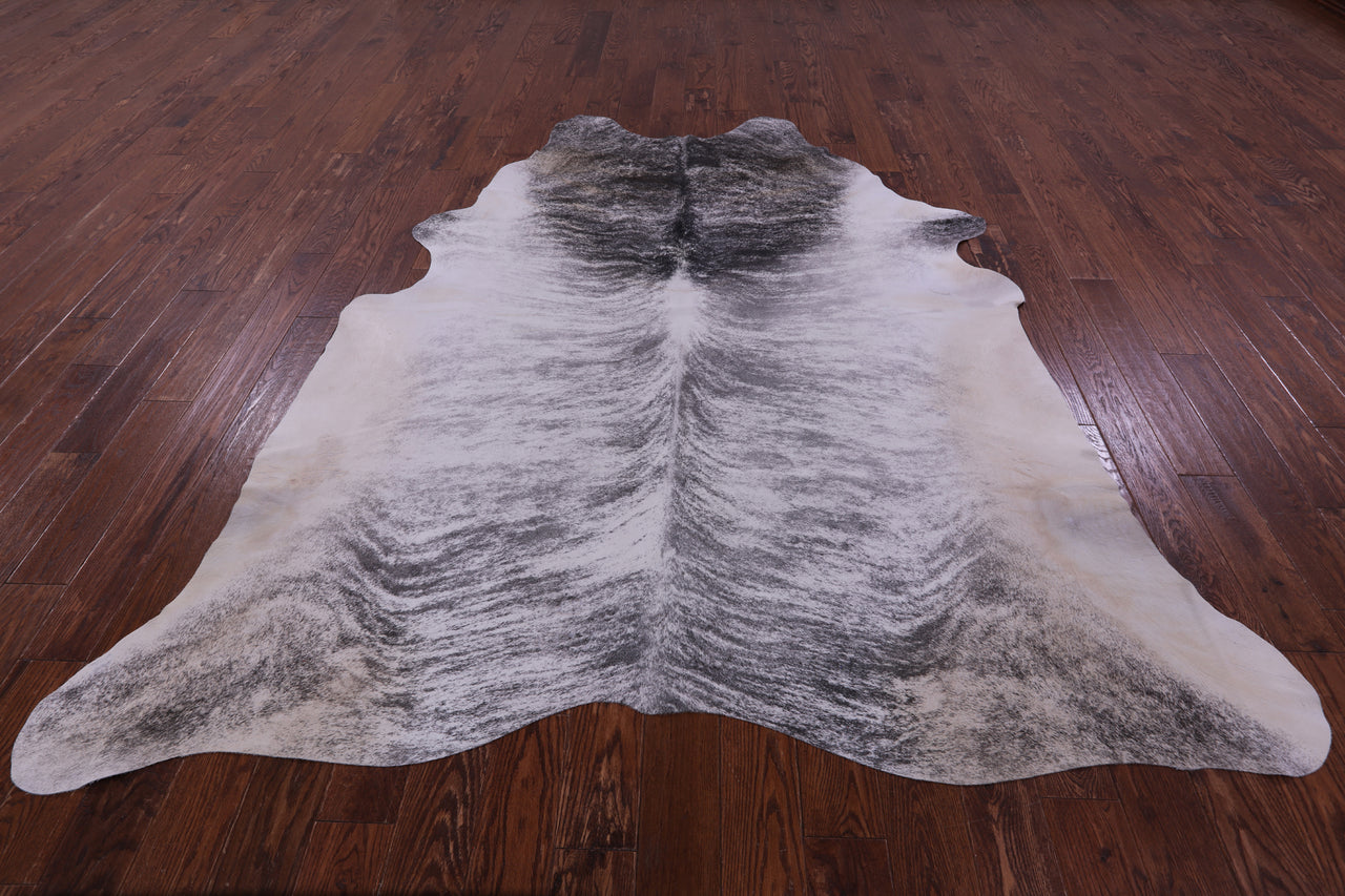 Grey Brindle Natural Cowhide Rug - XX-Large 8' 3"H x 7' 3"W