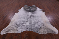 Thumbnail for Grey Brindle Natural Cowhide Rug - XX-Large 8' 3