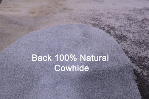 Grey Brindle Natural Cowhide Rug - XX-Large 8' 3