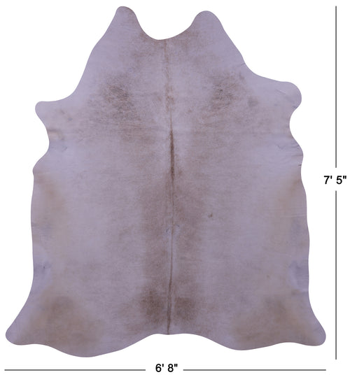 Beige Natural Cowhide Rug - X-Large 7' 5
