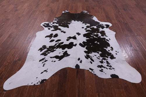 Brown & White Natural Cowhide Rug - X-Large 7' 4