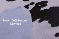 Thumbnail for Brown & White Natural Cowhide Rug - X-Large 7' 4