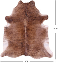 Thumbnail for Brindle Natural Cowhide Rug - X-Large 7' 7