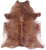 Brindle Natural Cowhide Rug - X-Large 7' 7"H x 6' 9"W