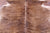 Brindle Natural Cowhide Rug - X-Large 7' 7"H x 6' 9"W