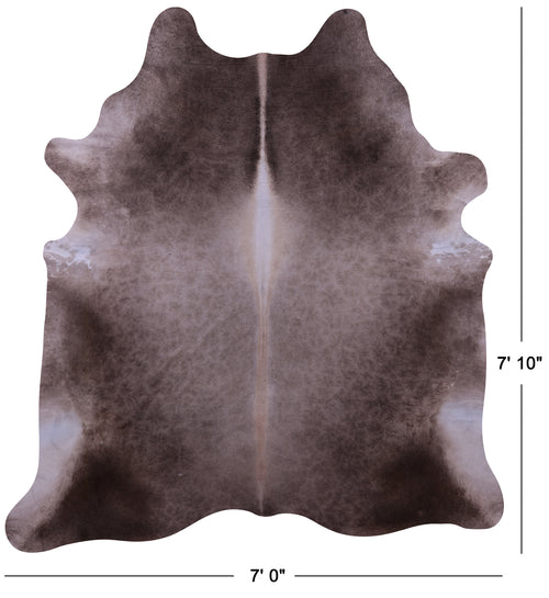 Light Brown Natural Cowhide Rug - XX-Large 7' 10