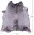 Grey Brindle Natural Cowhide Rug - X-Large 7' 6"H x 7' 0"W