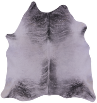 Thumbnail for Grey Brindle Natural Cowhide Rug - X-Large 7' 6