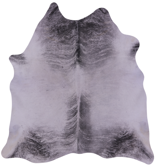 Grey Brindle Natural Cowhide Rug - X-Large 7' 6