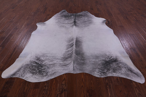 Grey Brindle Natural Cowhide Rug - X-Large 7' 6