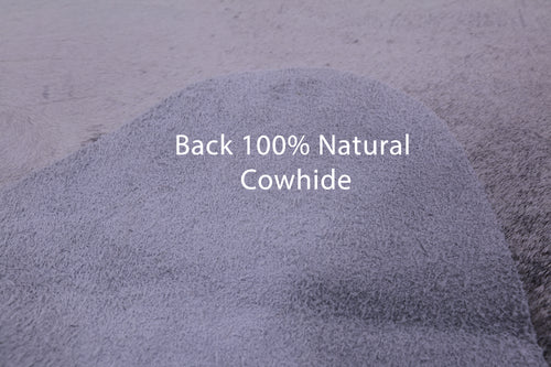 Grey Brindle Natural Cowhide Rug - X-Large 7' 6