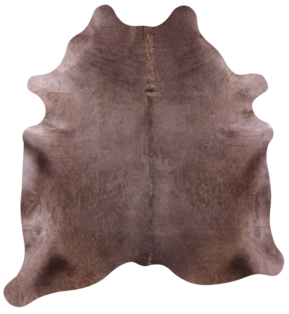 Brown Natural Cowhide Rug - X-Large 7' 3"H x 6' 7"W