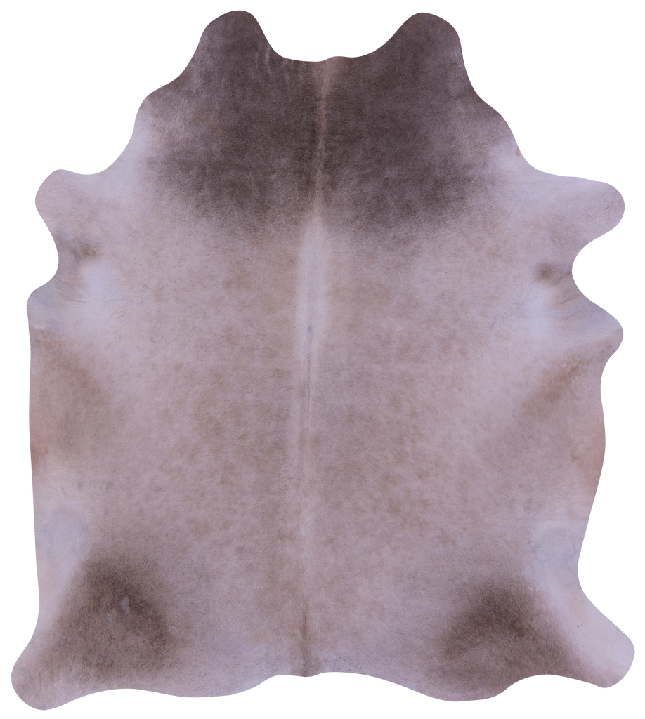 Beige Natural Cowhide Rug - X-Large 7' 7"H x 6' 7"W